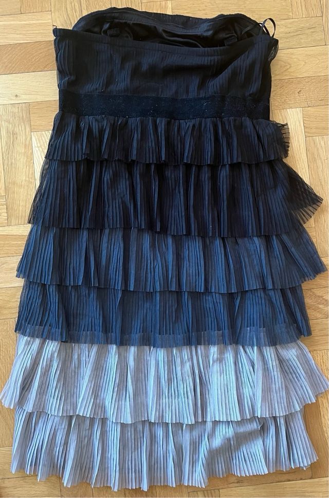 Vestido NAF NAF fiesta strapless