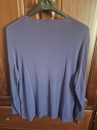Maglia viola donna - Maniche lunghe
