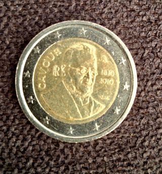 2 euro commemorativa Cavour