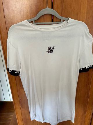 Siksilk camiseta blanca talla S