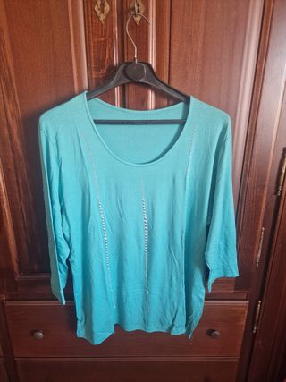 Maglia turquoise donna