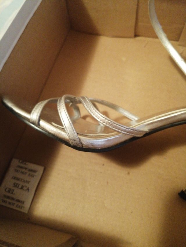 Sandali argento donna