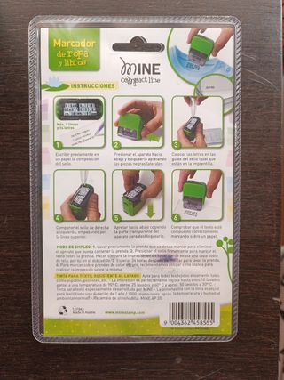 Marcador Mine Compact Line: Ropa y libros