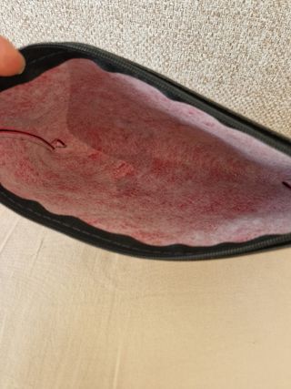 Pochette nera ecopelle