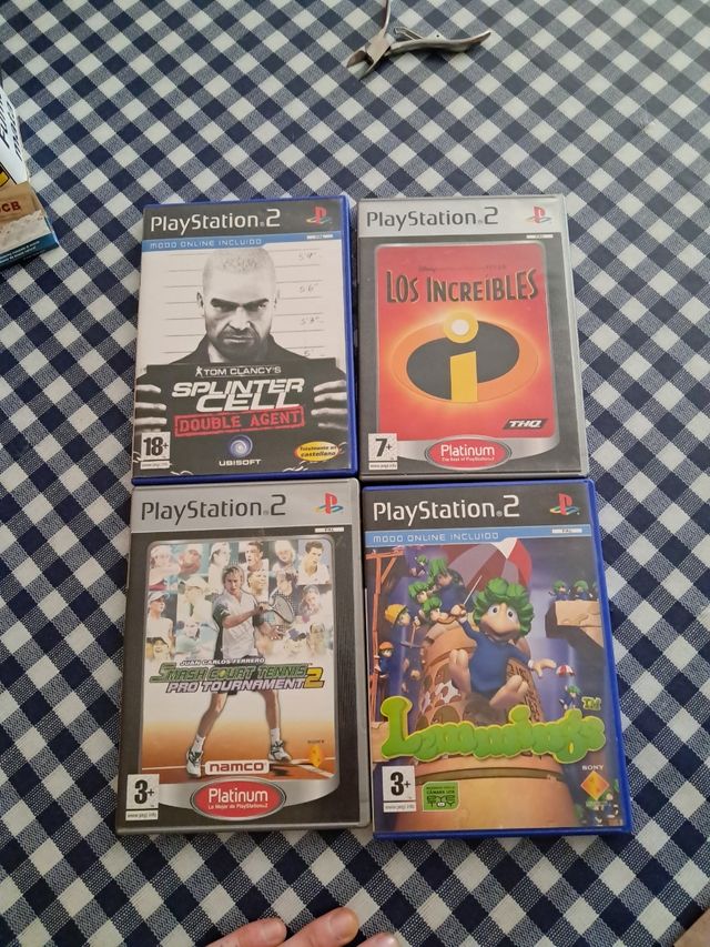 Pack 4 juegos PlayStation 2