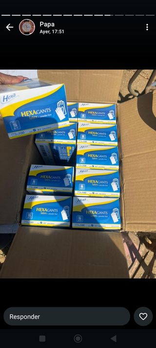 Guantes Hexagants - Latex - 100uds