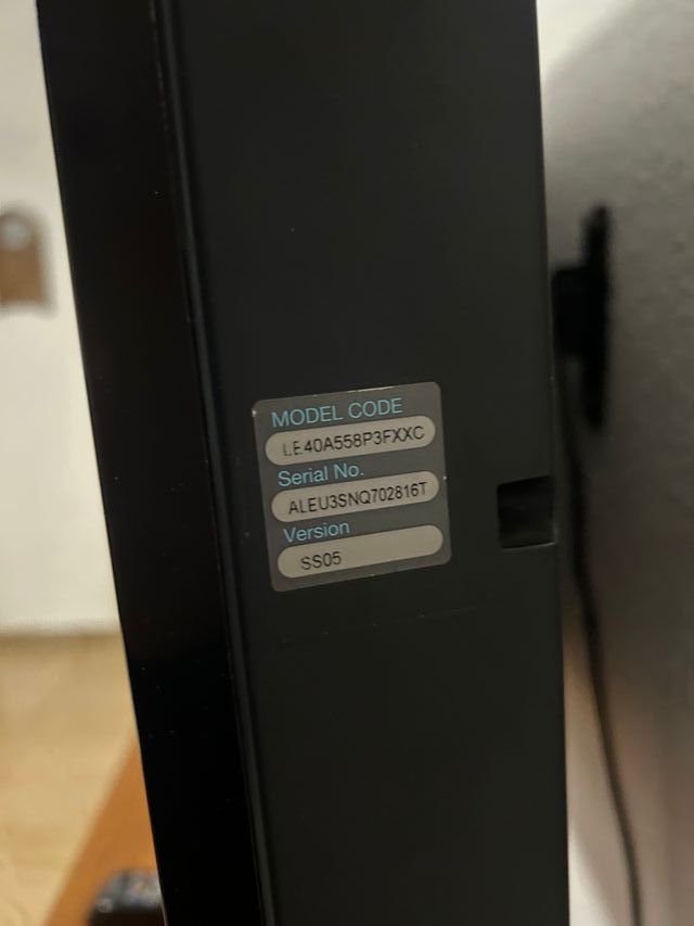 TV Samsung 40" LE-40A558P3FXXC