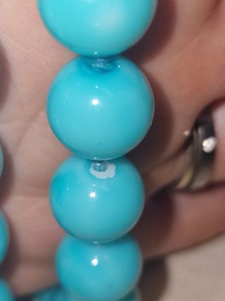 Collana perle turchesi