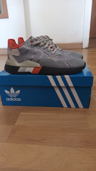 Adidas Nite Jogger Gris-Naranja