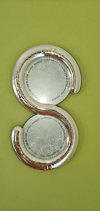 Cornici foto argento - 2pz