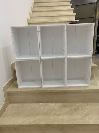 6 Cajas Decorativas Blancas
