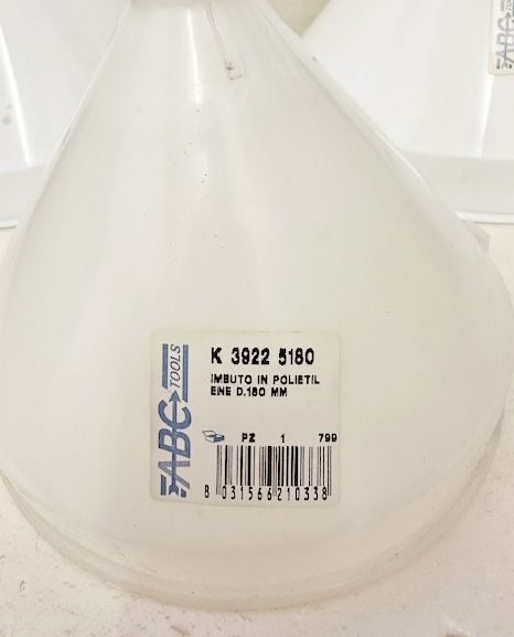 IMBUTI POLIETIL.RESISTENTI OLIO/BENZINA STOCK PZ.3
