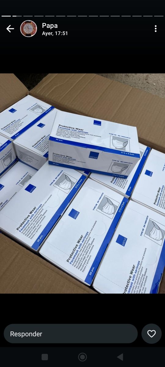 Mascarillas Arena - 50 uds