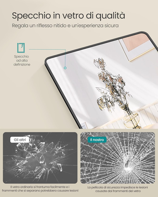 Specchio a Figura Intera, 160 x 50 cm, Specchio da