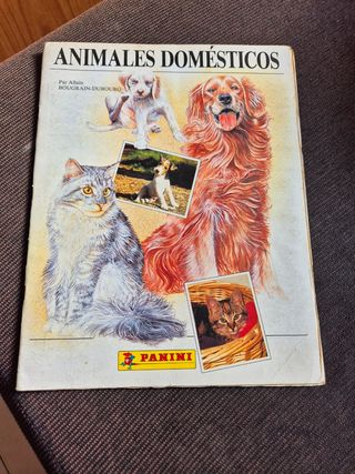 Álbum COMPLETO Panini Animales Domésticos