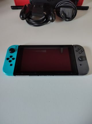 Nintendo Switch Blu/Grigio + Accessori e Scatola