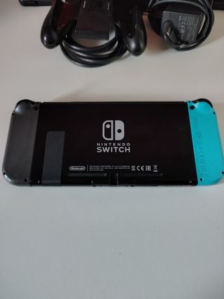 Nintendo Switch Blu/Grigio + Accessori e Scatola