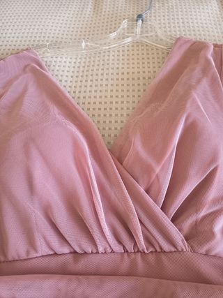 Vestido fiesta rosa - Talla M