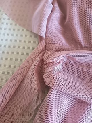 Vestido fiesta rosa - Talla M