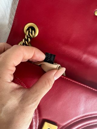 Borsa Gucci Marmont rossa