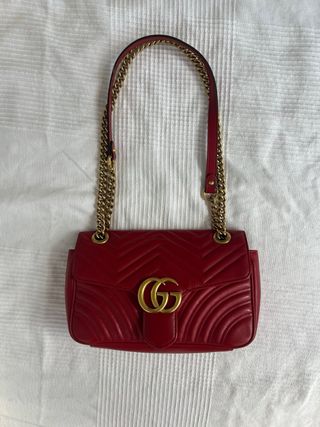 Borsa Gucci Marmont rossa