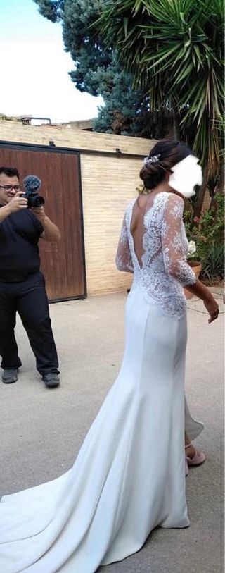 Vestido novia Rosa Clará - Talla 36/38 