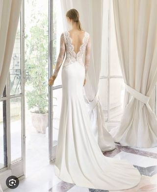 Vestido novia Rosa Clará - Talla 36/38 