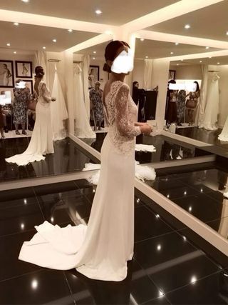 Vestido novia Rosa Clará - Talla 36/38 