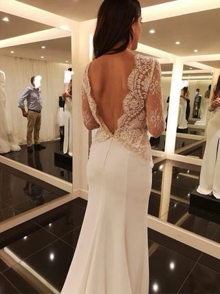 Vestido novia Rosa Clará - Talla 36/38 