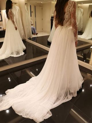 Vestido novia Rosa Clará - Talla 36/38 