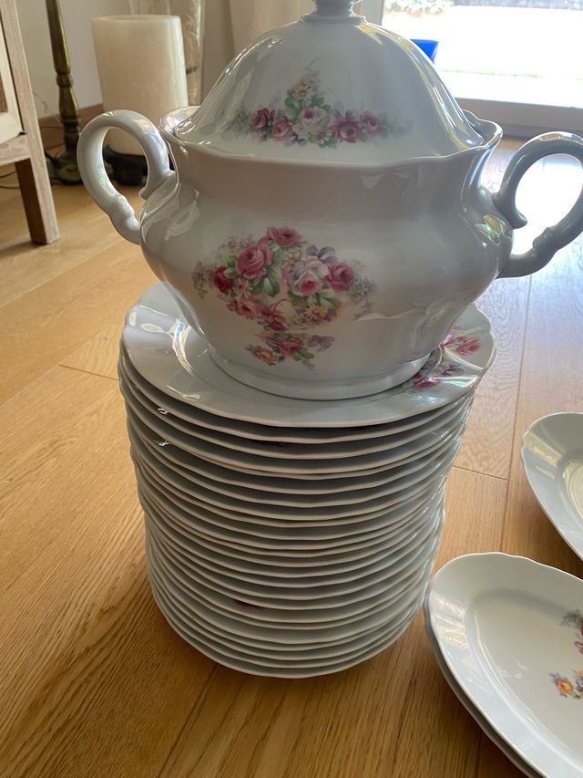 Vajilla porcelana 29 piezas, Bavaria