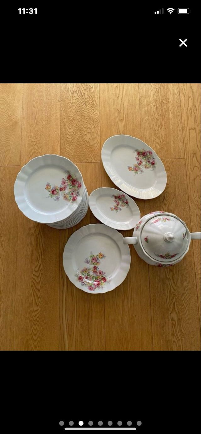 Vajilla porcelana 29 piezas, Bavaria