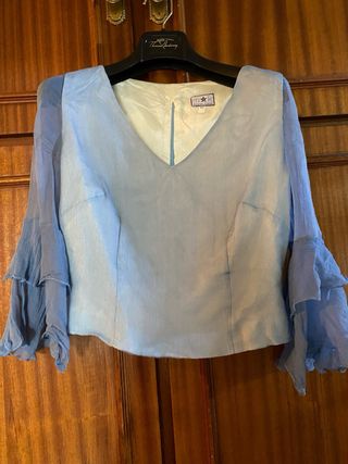 Blusa azul Macarena Kindelan