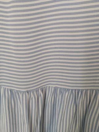 Blusa rayas azules - blanca