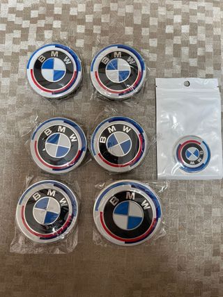 7 Emblemas BMW en DIFERENTES COLORES.