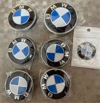 7 Emblemas BMW en DIFERENTES COLORES.