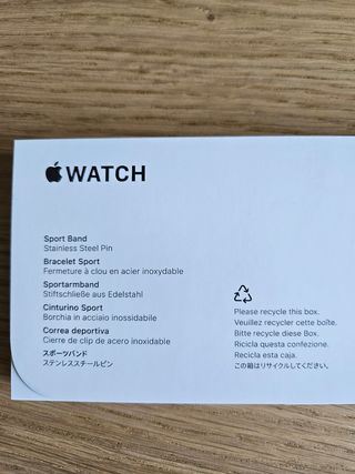Pulsera Apple Watch azul 
