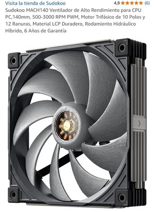 Sudokoo MACH140 - Ventilador CPU