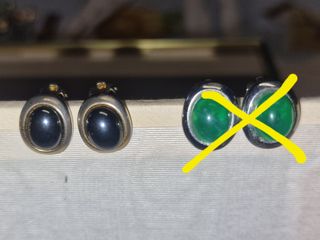 Orecchini clips oro argento
