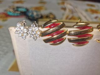 Orecchini clips oro argento