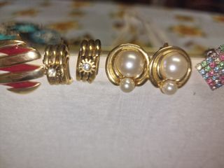 Orecchini clips oro argento