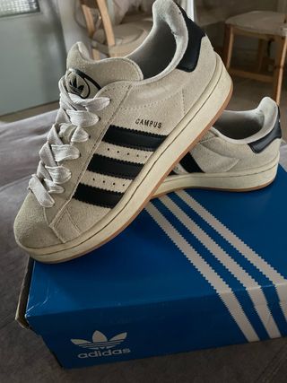 Zapatillas Adidas Campus 00s Beige/Negras
