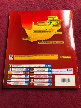 Álbum de Cromos Mundial Sudáfrica 2010