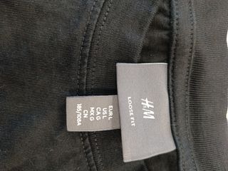 T-shirt H&M nera tg.L