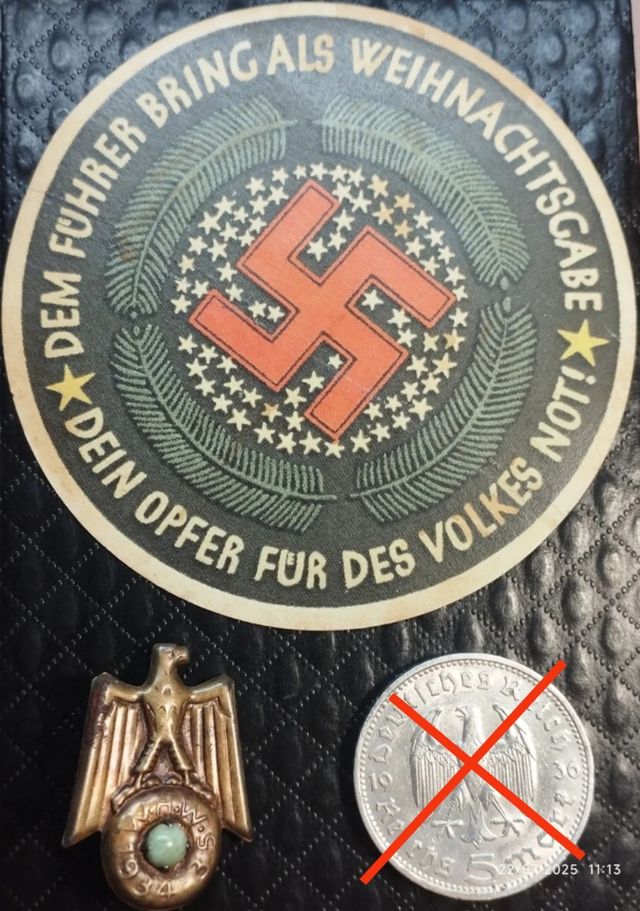 Insignia Alemana original III Reich 2GM. 1936 