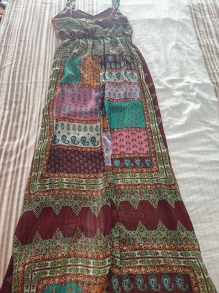 Vestido largo Pull&Bear multicolor talla M