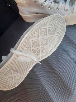 Converse plataforma (2 pares) talla 40