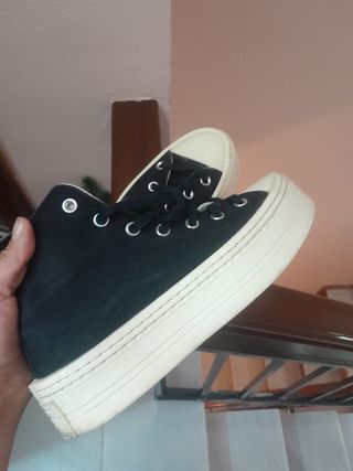 Converse plataforma (2 pares) talla 40