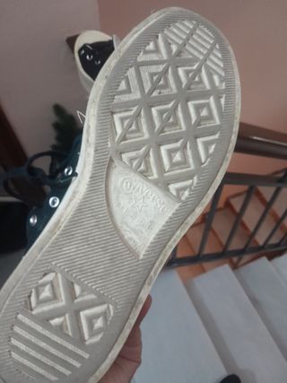 Converse plataforma (2 pares) talla 40