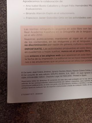 Matemáticas 2 ESO 3 libros de Anaya 